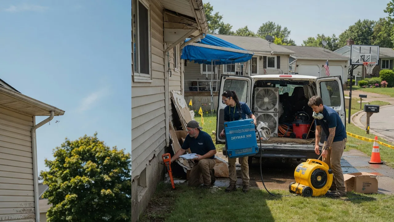 Ceiling Leak Cleanup in Koeltztown, MO near me